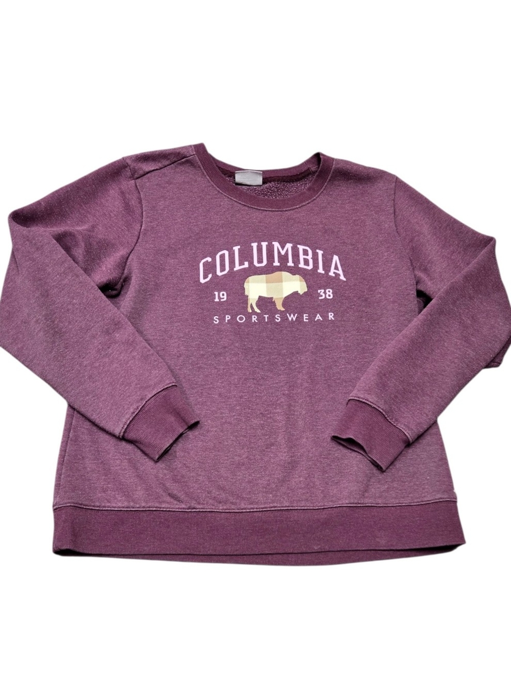 Columbia Sportswear Crewneck Sweatshirt - Heather Plum Size Large